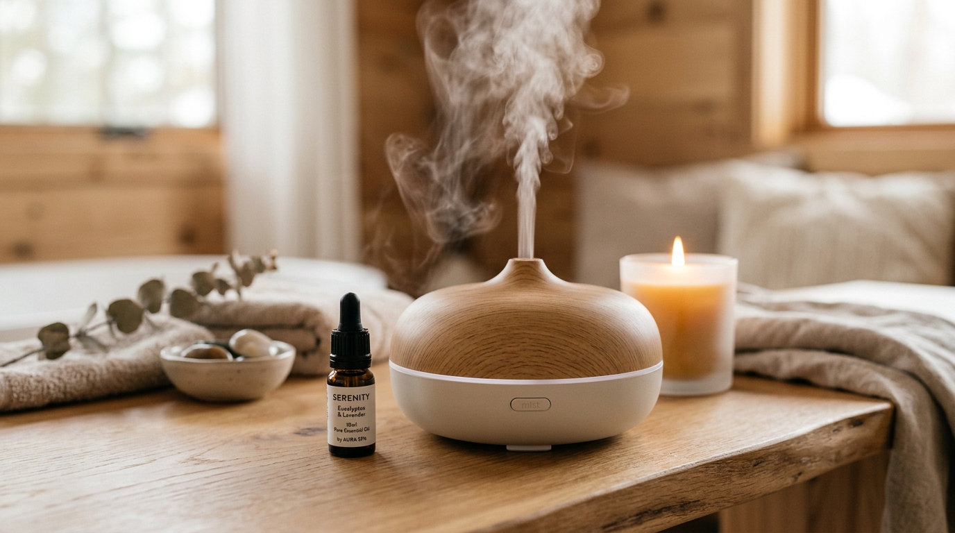 Vap in Love Premium Room Ultrasonic Diffuser in Spa Bedroom